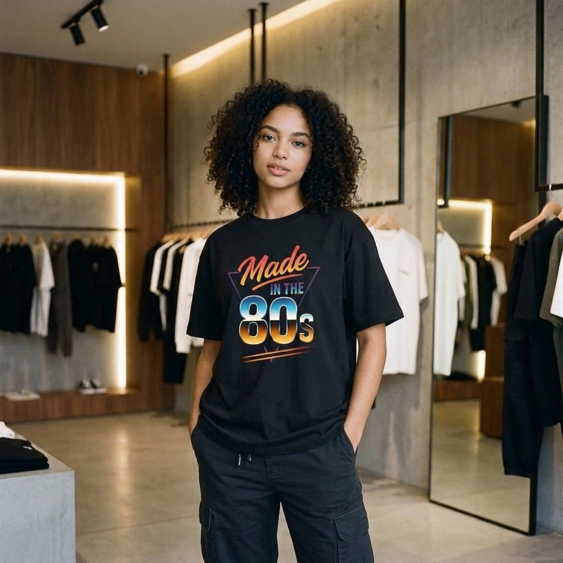 Made in The 80s T-shirt Premium Unisexe Oversize