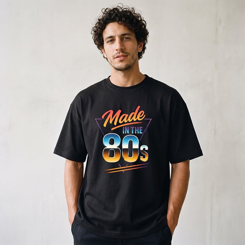 Made in The 80s T-shirt Premium Unisexe Oversize