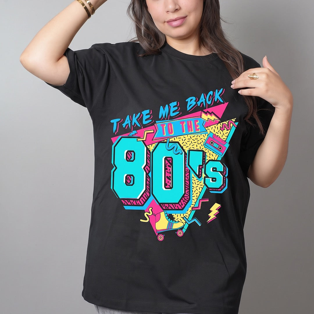 Take Me Back To The 80's T-shirt Premium Unisex Oversize